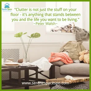 Clutter can add stress and overwhelm to your life let us help you declutter and organize