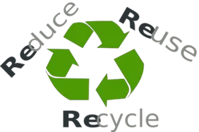 reduce, reuse, and recycle